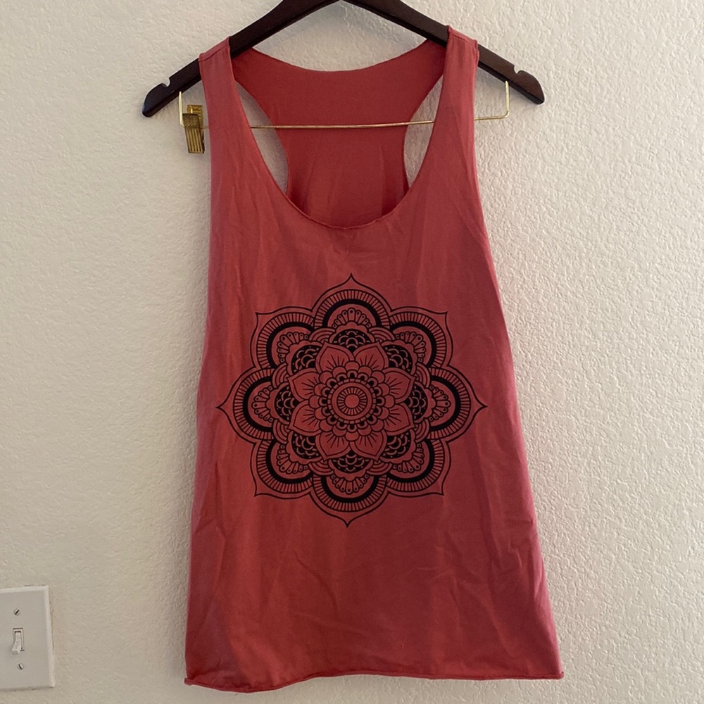 Tank top like new, Mandala print, cotton